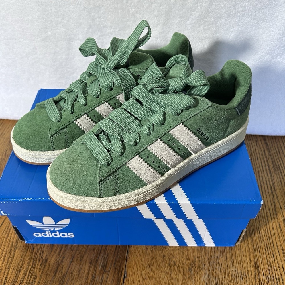 Adidas Womens Size 7 Campus 00s Preloved Green Off White Athletic Shoes